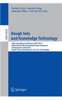 Rough Sets and Knowledge Technology