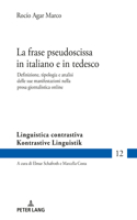 La frase pseudoscissa in italiano e in tedesco