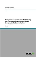 Biologische und biochemische Wirkung von Polymoxometallaten und deren therapeutische Eigenschaften
