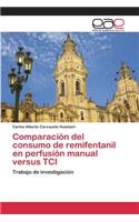 Comparación del consumo de remifentanil en perfusión manual versus TCI