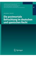 Die Postmortale Befruchtung Im Deutschen Und Spanischen Recht