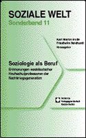 Soziologie ALS Beruf