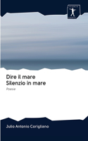 Dire il mare Silenzio in mare