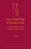 From Single Sign to Pseudo-Script