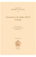 Grammaire du Dadjo D'Eref (Tchad)