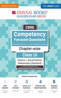 Oswaal CBSE Competency Focused Questions (with MCQs & Case/Source Based Integrated Questions) | Chapter-wise | Class 10 | Science | Social Science | Mathematics (Standard) | Hardcover For 2025 Exam