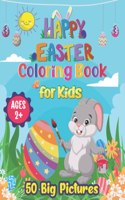 Happy Easter Coloring Book for Kids Ages 2+