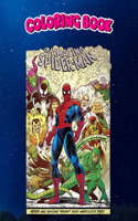 Coloring Book: The Amazing Spider-Man Comic, Children Coloring Book, 100 Pages to Color