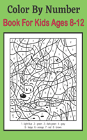 Color By Number Book For Kids Ages 8-12