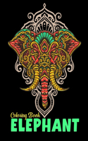 Elephant coloring book