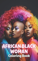 African Black Woman Coloring Book