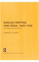 English Writing and India, 1600-1920