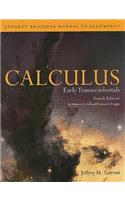 Student Resource Manual to Accompany Calculus: Early Transcedentals