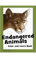Endangered Animals Color and Learn Book