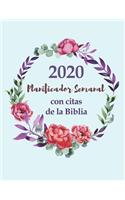 2020 Planificador Semanal Con Citas De La Biblia - Una Semana Por Página