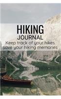 Hiking Journal: Keep Track of your Hikes 103 pages (6x9) Gift for Hikers