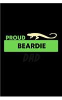 Proud Beardie Dad: Notebook Journal Diary 110 Lined pages