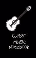 Guitar Music Notebook: Journal Music: 6 String Guitar Chord and Tablature Staff Music Paper for Guitar Players, Musicians, Teachers, Teenager and Students (6x9 - 100 Pages