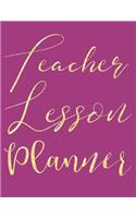 Teacher Lesson Planner