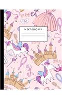 Notebook: Cute Lined Journal Ruled Composition Note Book to Draw and Write In for Girls and Boys - Home School Supplies for K-12 Grade Highschool and College: