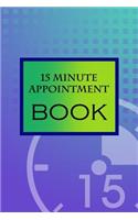 15 Minute Appointment Book