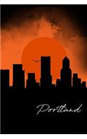 Portland: A 6 X 9 Inch Matte Softcover Paperback Notebook Journal with 120 Blank Lined Pages and Stunning Cover Design