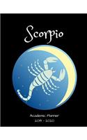 Scorpio 2019 - 2020 Academic Planner: An 18 Month Weekly Calendar - July 2019 - December 2020