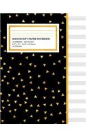 Manuscript Paper Notebook