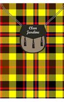 Clan Jardine Tartan Journal/Notebook
