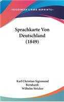 Sprachkarte Von Deutschland (1849)