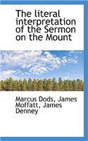 Literal Interpretation of the Sermon on the Mount