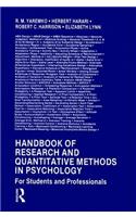 Handbook of Research and Quantitative Methods in Psychology