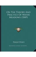 On The Theory And Practice Of Water Meadows (1849)
