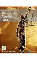 BTEC National Applied Law student book + Active book