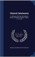 Clinical Calorimetry