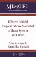 Effective Faithful Tropicalizations Associated to Linear Systems on Curves