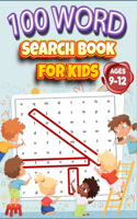 100 Word Search Book for kids ages 9-12