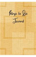 Things to Do Journal
