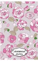 Notebook Journal Dot-grid, Rose Design