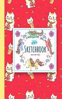 Cute Unicorn Kawaii Sketchbook