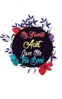 My Favorite Aunt Gave me this book