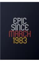 Epic Since March 1983