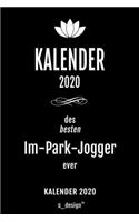 Kalender 2020 für Im-Park-Jogger