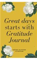 Great Days Start With Gratitude