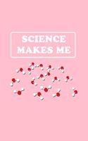 Science Laboratory Notebook: Funny Science Matter Pun Humor Cute Meme Christmas Gift - Pink Dotted Dot Grid Bullet Notebook - Diary, Planner, Gratitude, Writing, Goal, Log Journ