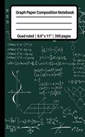 Graph Paper Composition Notebook Quad ruled - 8.5" x 11" - 200 pages