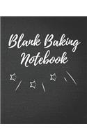 Blank Baking Notebook