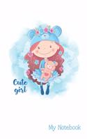 Cute Girl Notebook