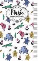 Music Sheet Notebook