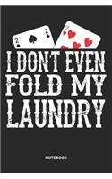 Notebook: Poker Player Themed Notebook (6x9 inches) with Blank Pages ideal as a Card Game and Gambling Journal. Perfect as a Texas Holdem Cards Book for all G